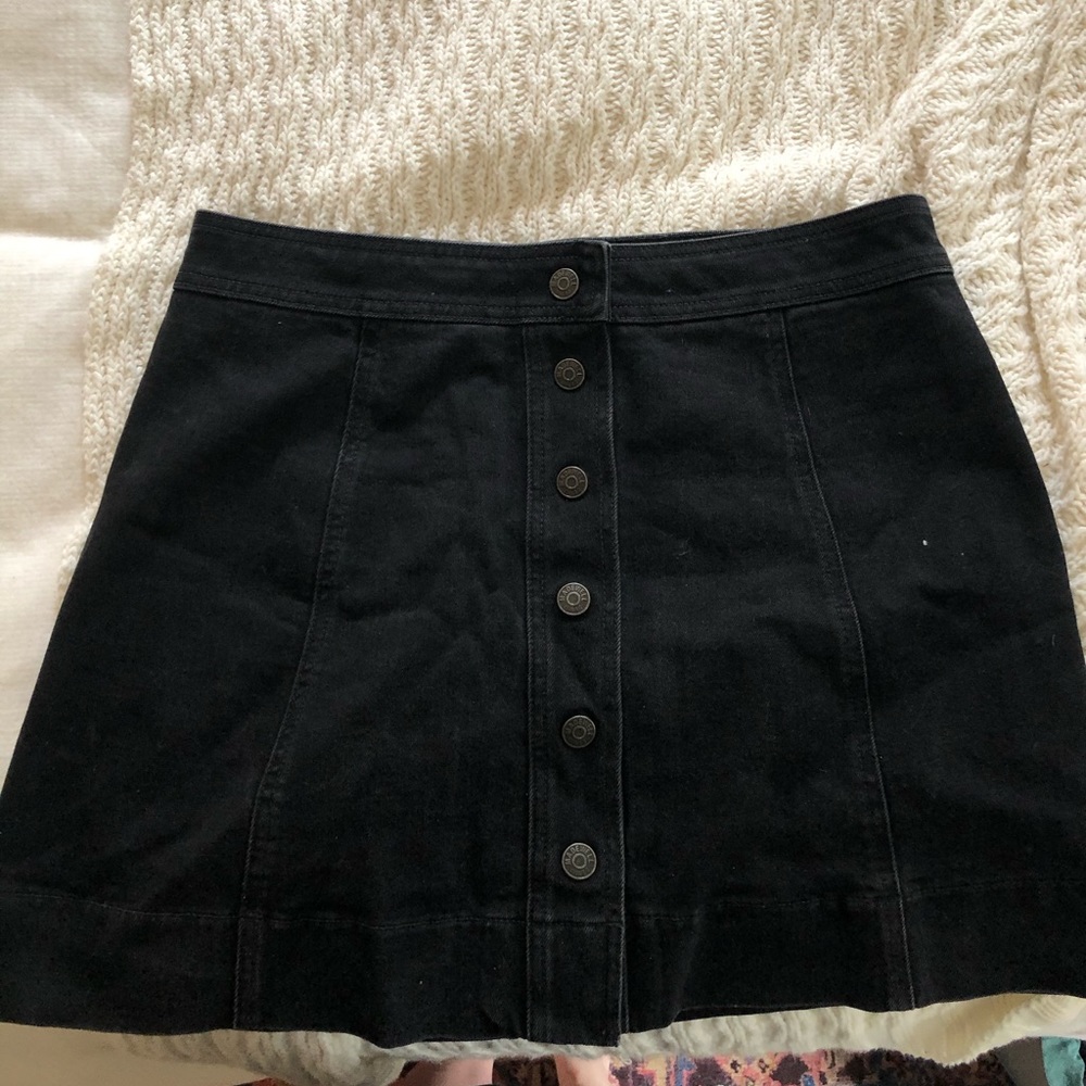 Black Madewell skirt